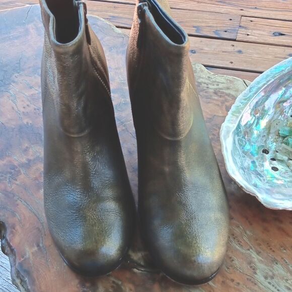 Cole Haan Black Brush Off Metallic Cassidy Bootie - Picture 16 of 16